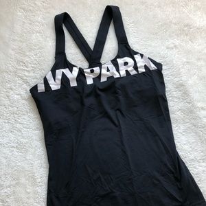IVY PARK Logo Racerback Workout Top